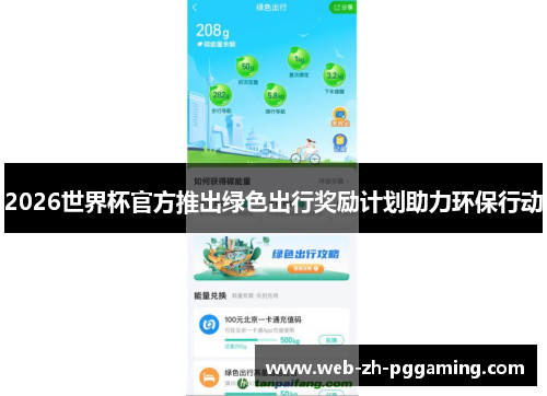 2026世界杯官方推出绿色出行奖励计划助力环保行动 2026世界杯官方推出绿色出行奖励计划助力环保行动